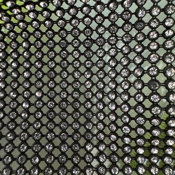 Women’s Crystal Shiny Mesh Clear Fanny Pack with adjustable belt - Picture 4 of 5